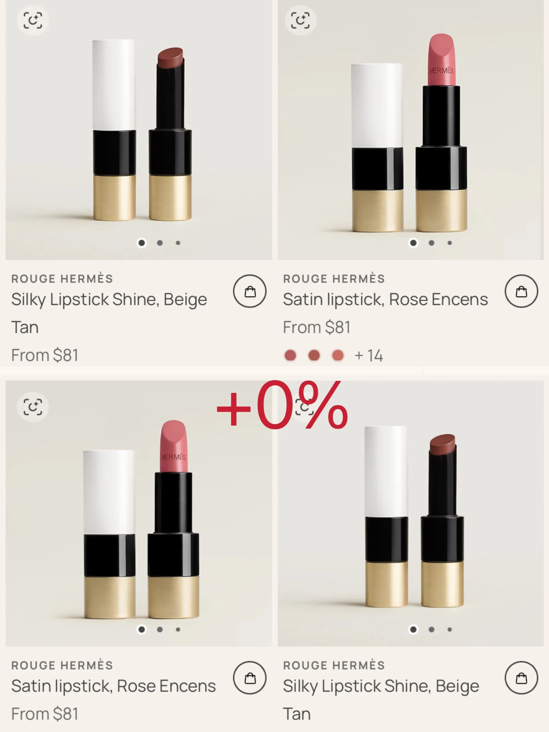 Rouge Hermès lipsticks unchanged for 2026, from $81